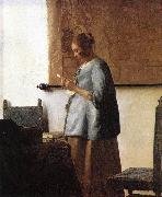 VERMEER VAN DELFT, Jan Woman in Blue Reading a Letter ng oil painting picture wholesale